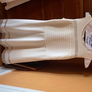 Off white summer sleeveless boutique dress